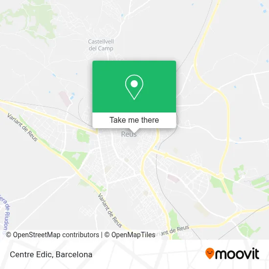 Centre Edic map