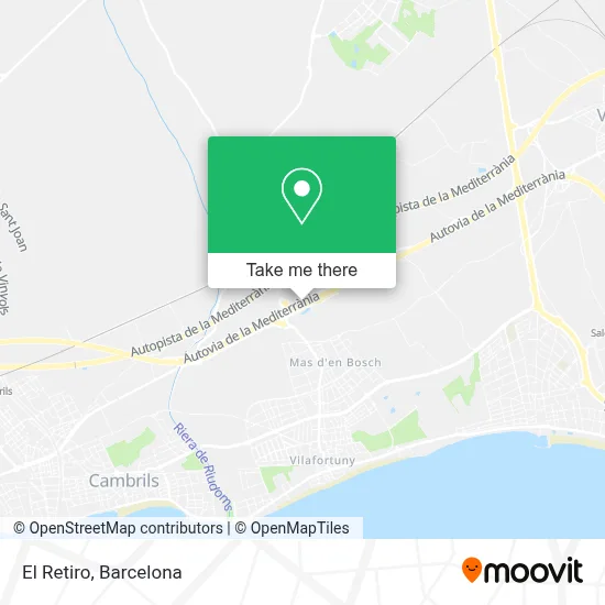 mapa El Retiro