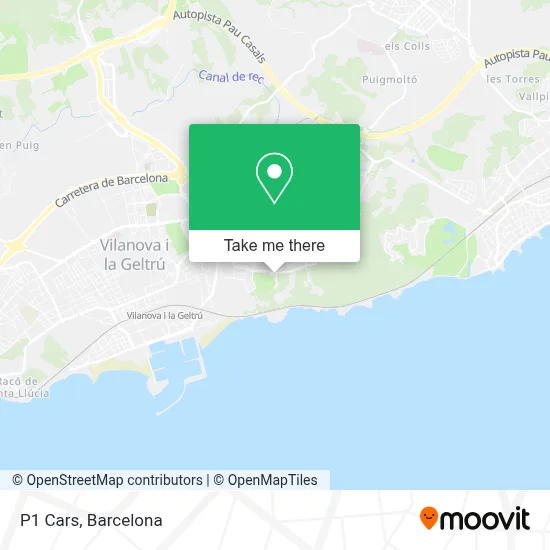 P1 Cars map