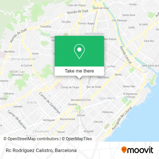 Rc Rodríguez Calistro map