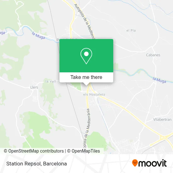 Station Repsol map