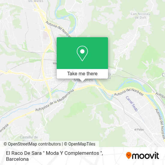 El Raco De Sara " Moda Y Complementos " map