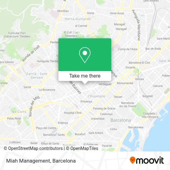 Miah Management map