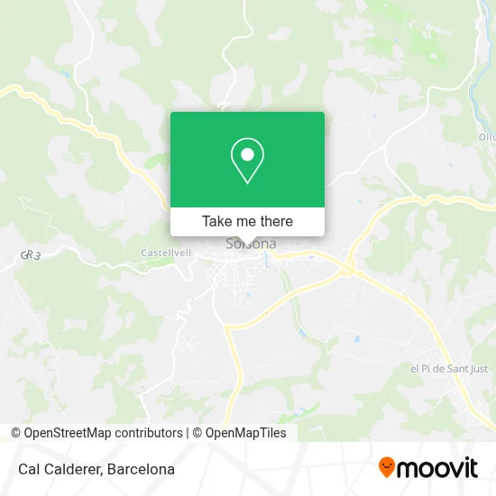 Cal Calderer map