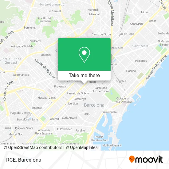 mapa Rce