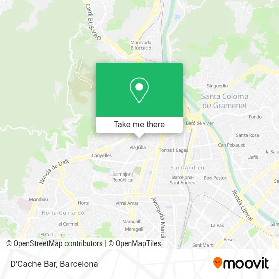 mapa D'Cache Bar