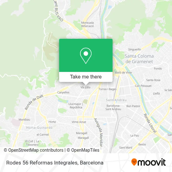 Rodes 56 Reformas Integrales map