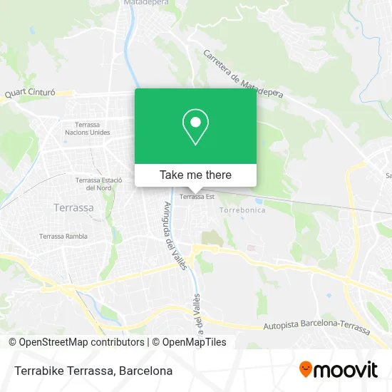 Terrabike Terrassa map