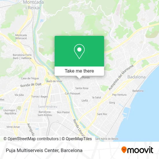 Puja Multiserveis Center map