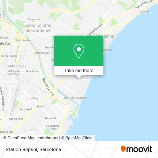 Station Repsol map
