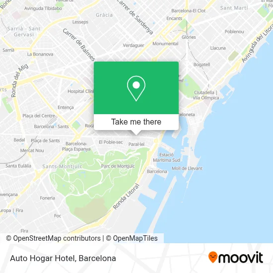 Auto Hogar Hotel map