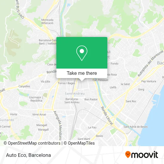 Auto Eco map