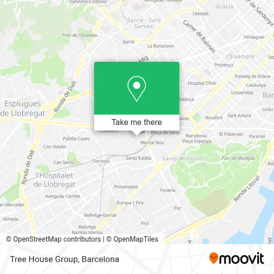 Tree House Group map