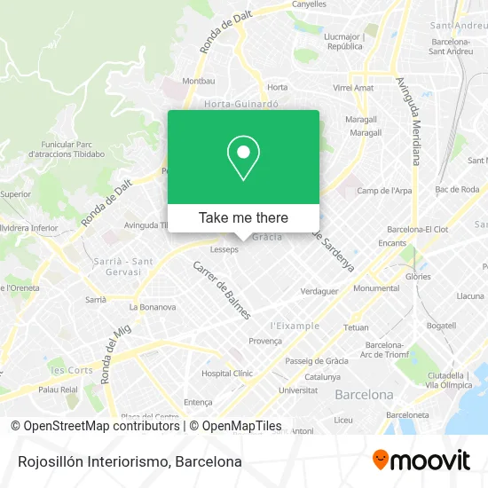 Rojosillón Interiorismo map