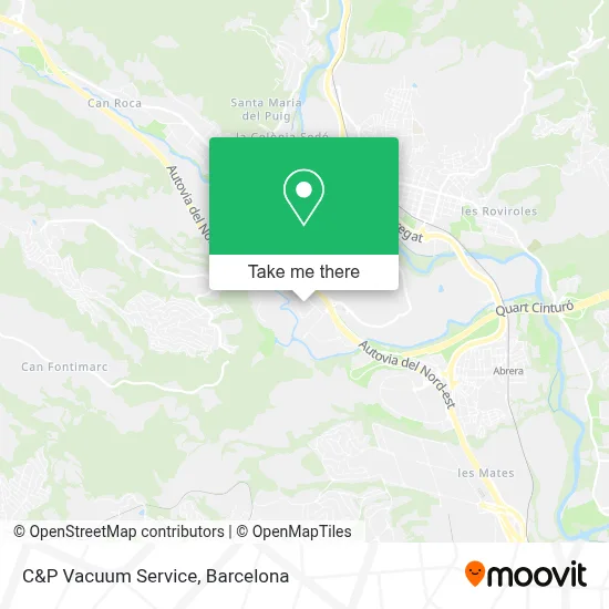C&P Vacuum Service map