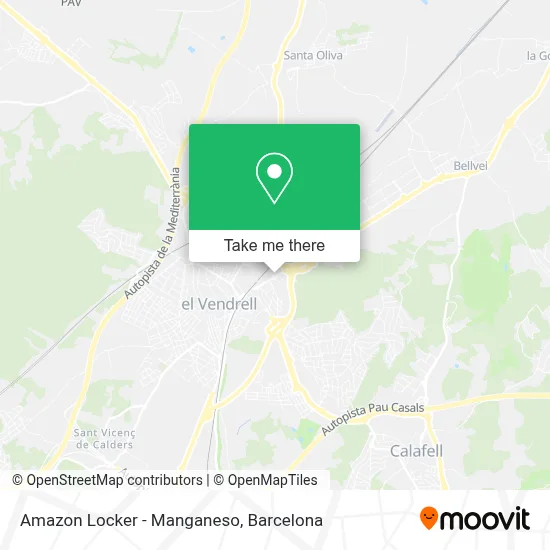 Amazon Locker - Manganeso map