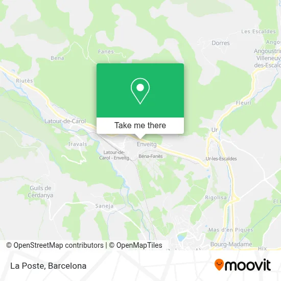 La Poste map