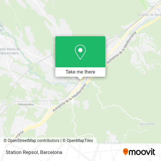 Station Repsol map