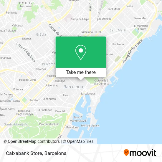 Caixabank Store map