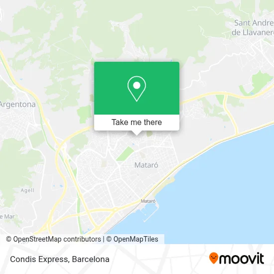 Condis Express map
