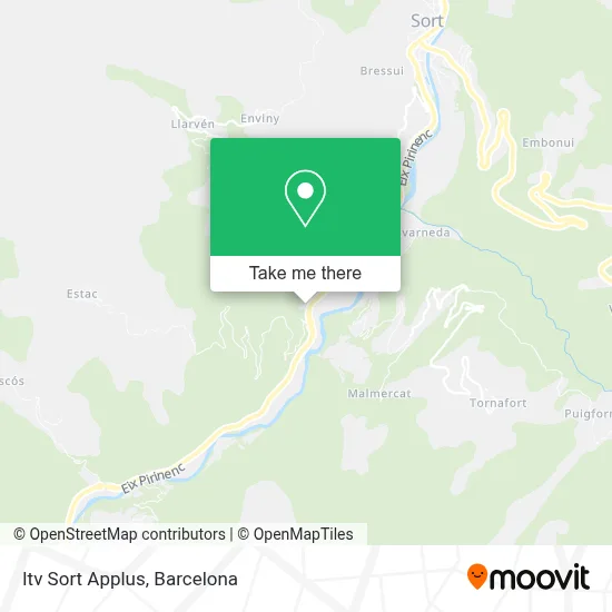 Itv Sort Applus map