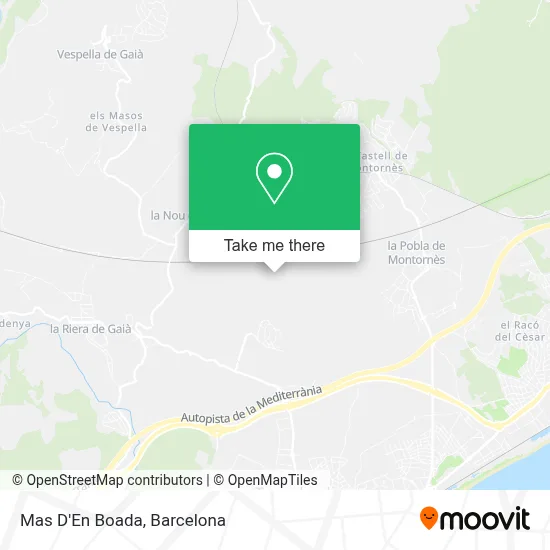 Mas D'En Boada map