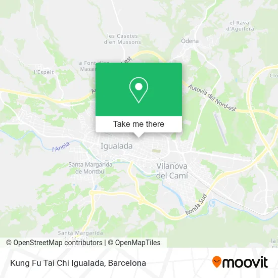 Kung Fu Tai Chi Igualada map