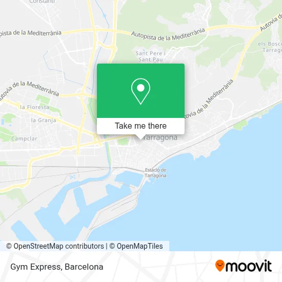 Gym Express map