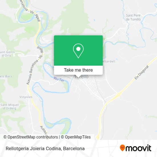 Rellotgeria Joieria Codina map