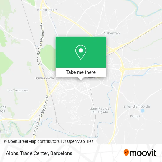 Alpha Trade Center map
