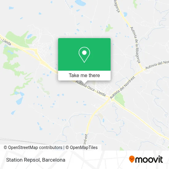 Station Repsol map