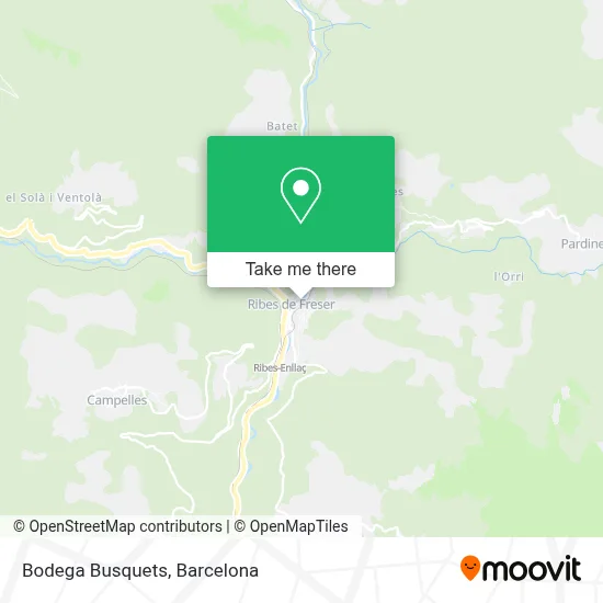 Bodega Busquets map