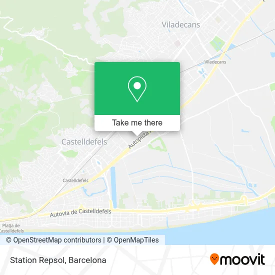 Station Repsol map