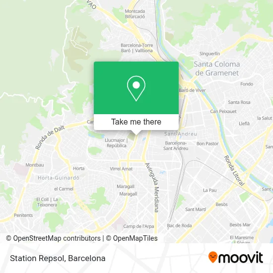 Station Repsol map