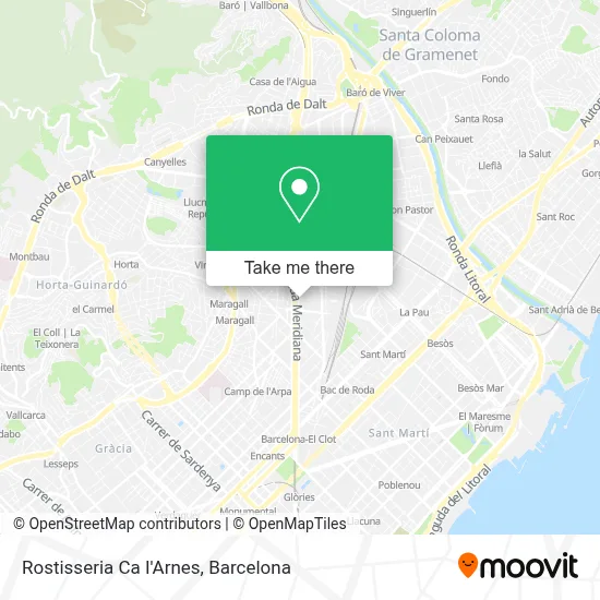 Rostisseria Ca I'Arnes map