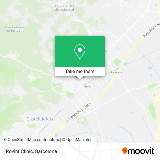 Rovira Clinic map