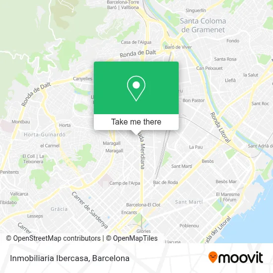 Inmobiliaria Ibercasa map