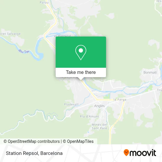 Station Repsol map
