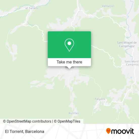 El Torrent map
