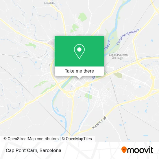 Cap Pont Carn map