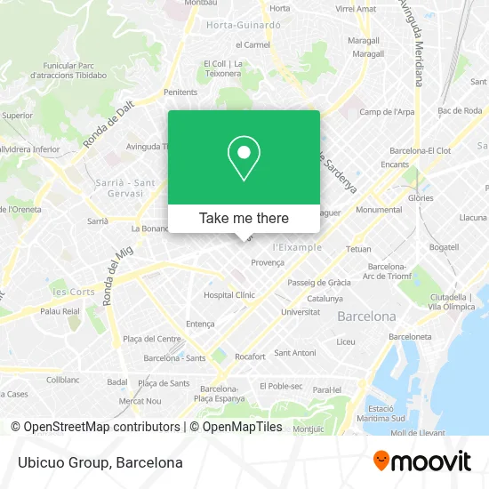 Ubicuo Group map