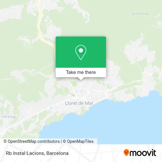Rb Instal·Lacions map