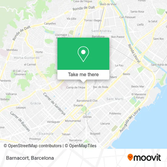 Barnacort map