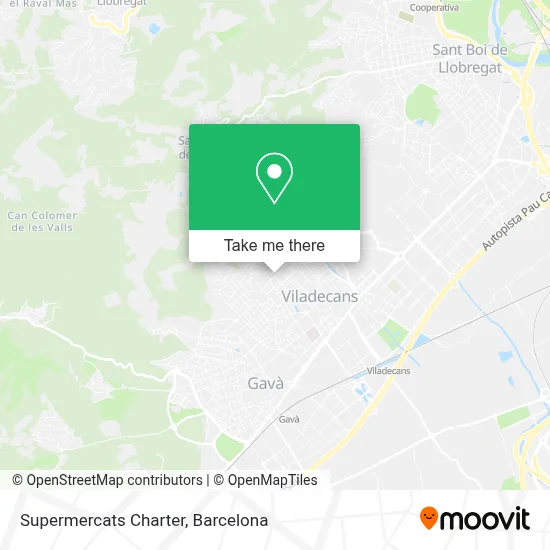 Supermercats Charter map