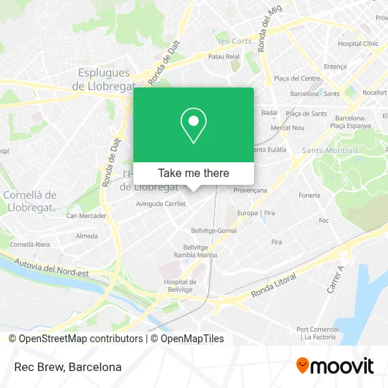 Rec Brew map