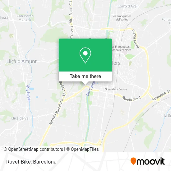 Ravet Bike map