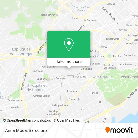 Anna Moda map