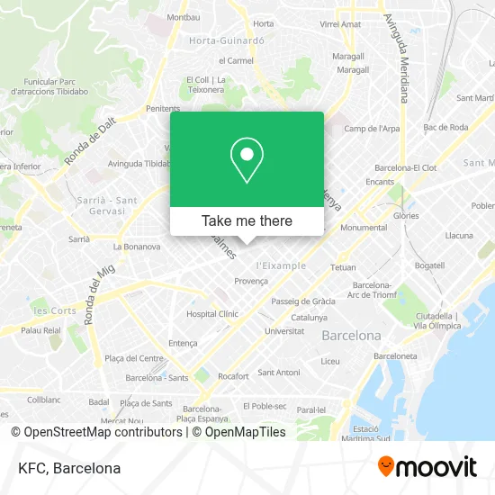 Kfc map