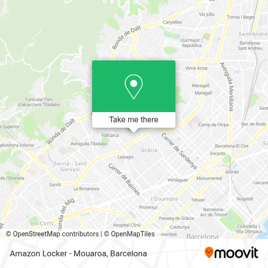 Amazon Locker - Mouaroa map