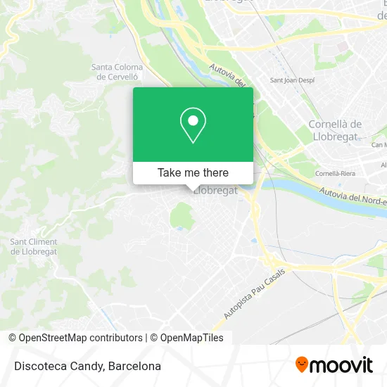 Discoteca Candy map